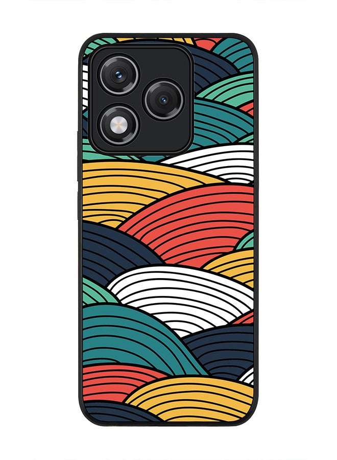 For Honor 400 Lite Case,Slim fit Camera Protection, Shockproof Thin Phone cover  - Woven Colors