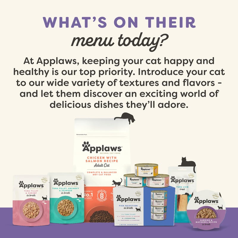 Applaws Natural Wet Cat Food in Gravy, Limited and Natural Ingredients, High Protein with No Artificial Additives, Variety Selection in Gravy (24 x 2.47oz Cans) - Image 5