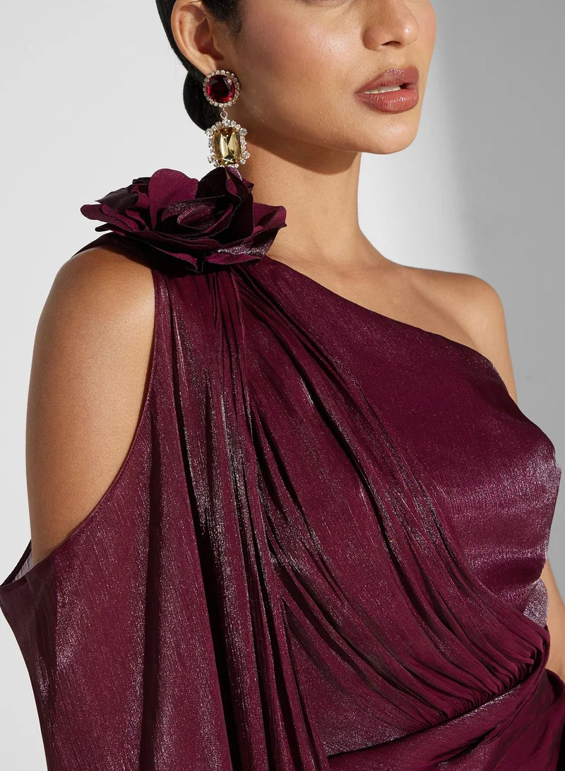 Namshi x One-Shoulder Evening Dress