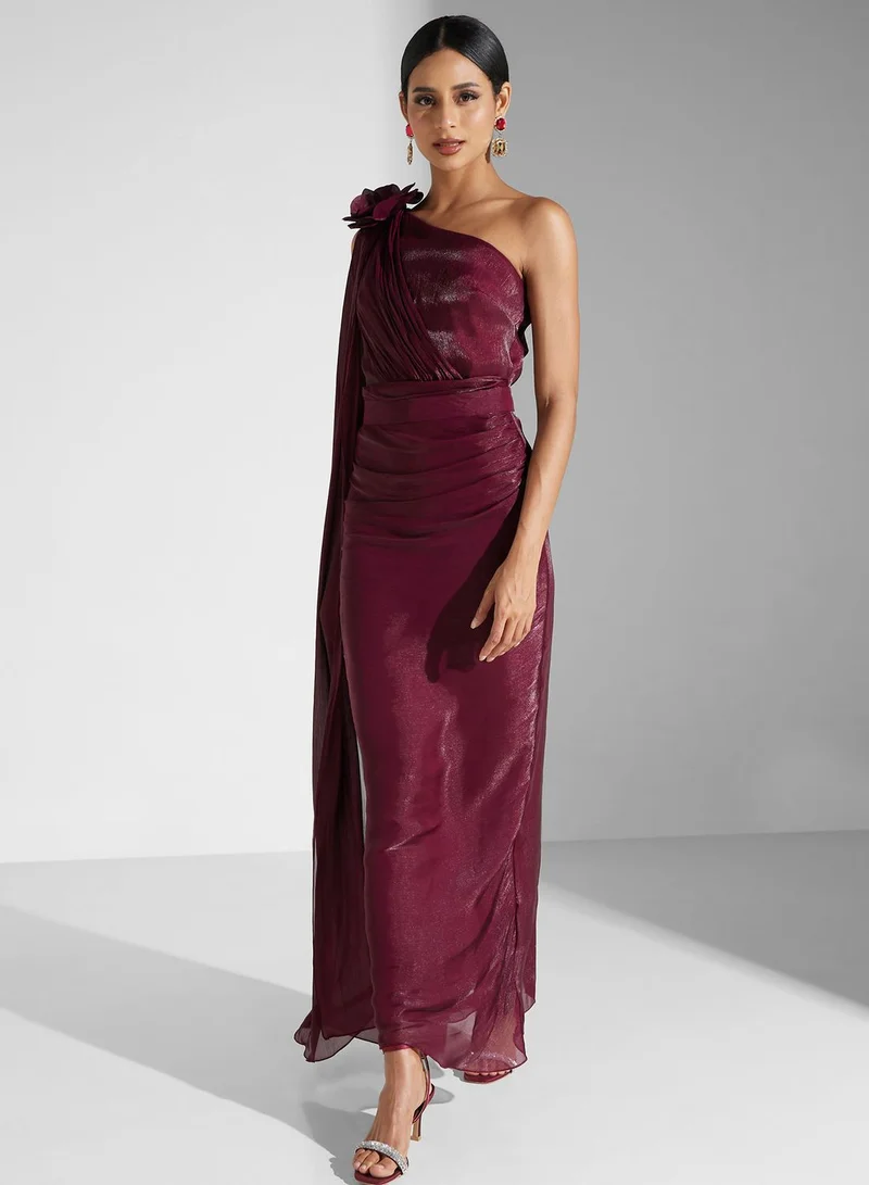 Namshi x One-Shoulder Evening Dress