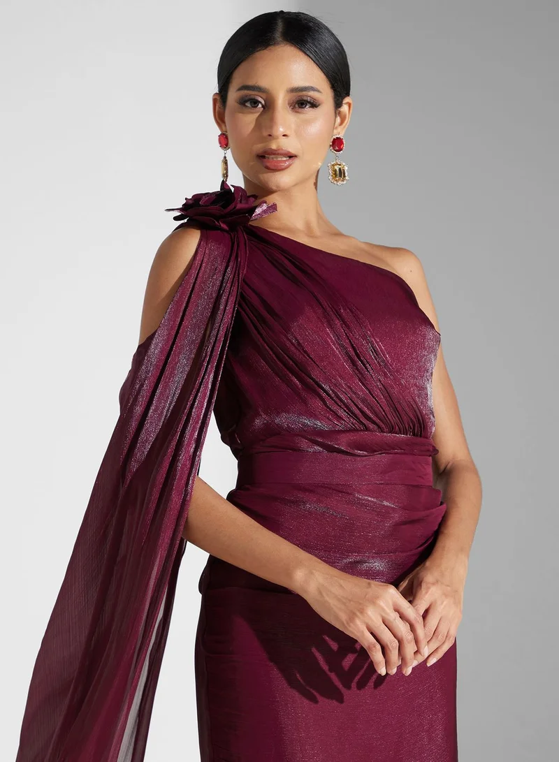 Namshi x One-Shoulder Evening Dress