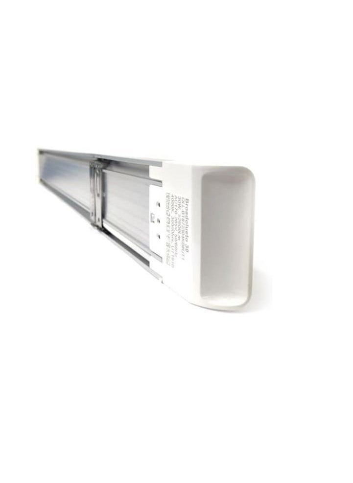 RACO Quanta 80W 4ft LED Batten Fittings Integrated Tube Lamp 7000k Day Light, 1200x75x25mm Wall and Ceiling Lighting 30000h Long Lifespan Luminance 5000Lm with Plastic Tube Cover  - Image 2