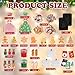 Bbiamsleep 41 Pcs Christmas Elf Accessories Mini Elf Food Props Include Apron Candy Boxes and Candy Bottle Sugar Accessories - Image 4