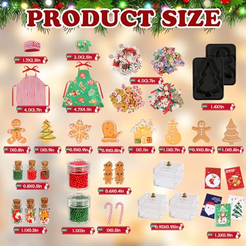 Bbiamsleep 41 Pcs Christmas Elf Accessories Mini Elf Food Props Include Apron Candy Boxes and Candy Bottle Sugar Accessories - Image 5