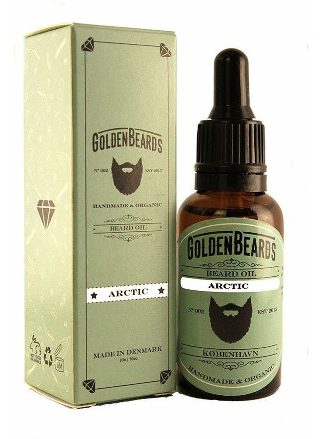 Organic Beard Oil, Arctic, 30 ml, 020-stic0kerless