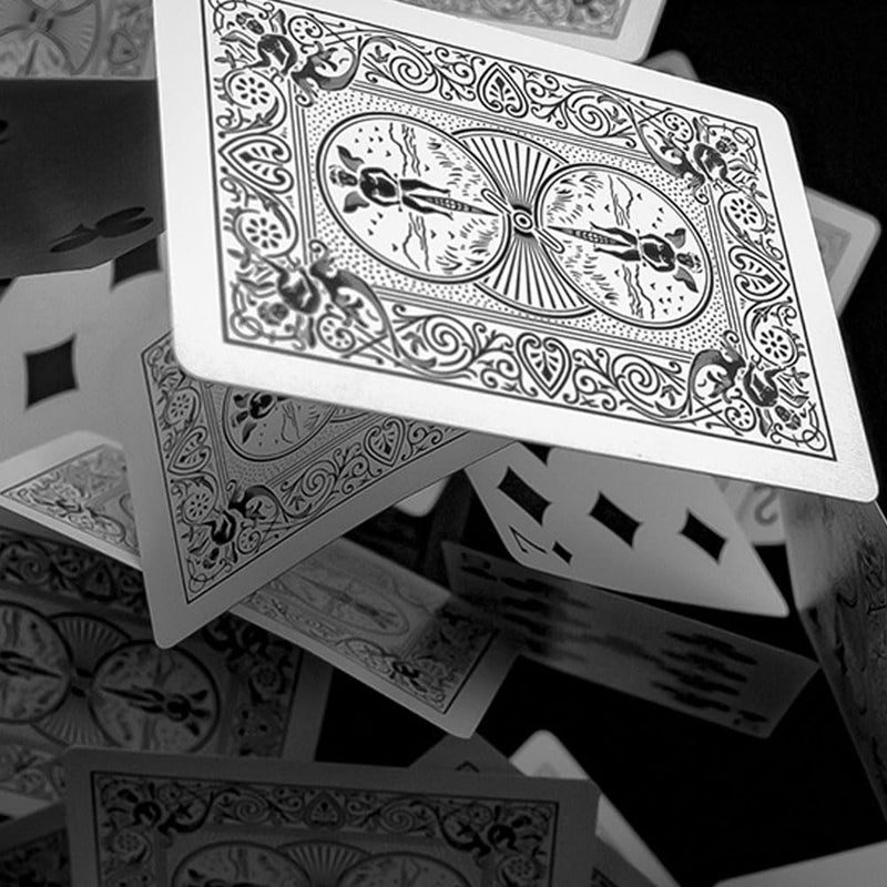 MAGIC MAKERS Bicycle Skull Deck Playing Cards with 4 Bonus Magic Cards - Image 2