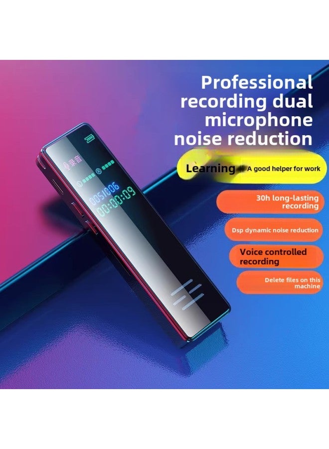 Recording Pen Portable Professional High Definition Noise Reduction Super Long Standby Large Capacity Recording For Students In Class-Body Color:Cool Black Metal Ultimate Edition-Memory Capacity:64gb [lifetime Replacement]-official Standard  - Image 2