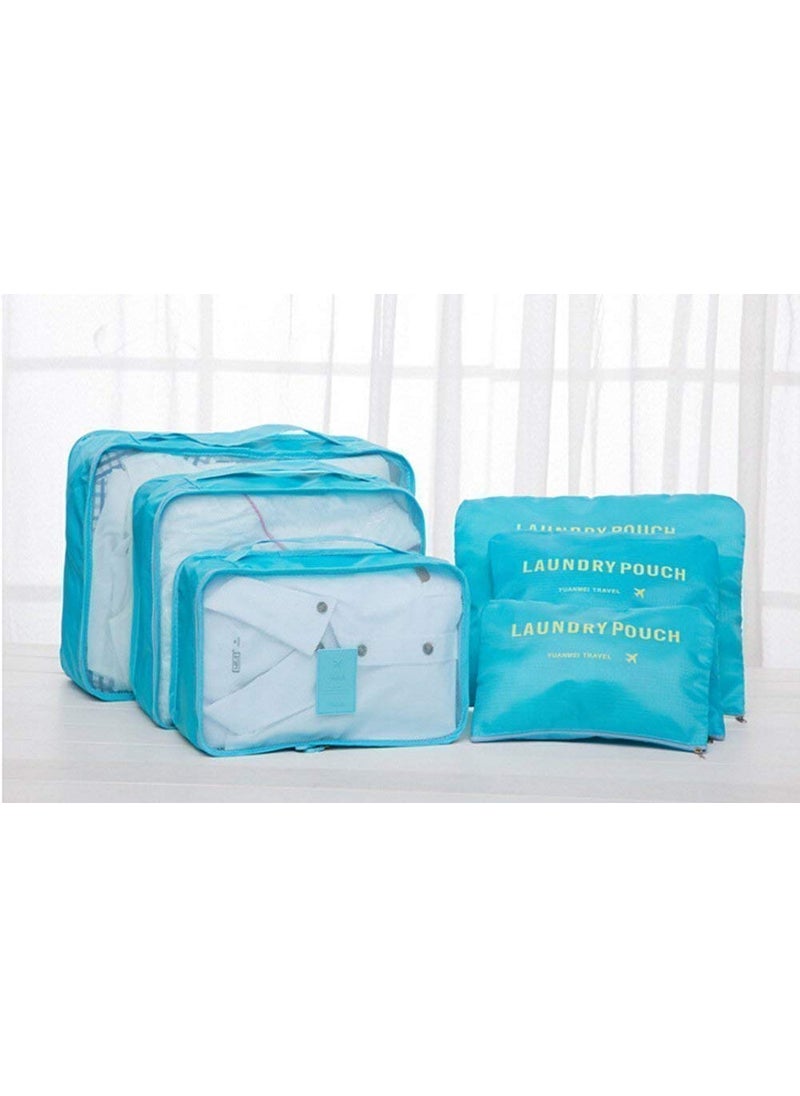 svk dream SVK Dream 6pcsSet Random Color Travel Organizer Storage Bag Box  - Image 1