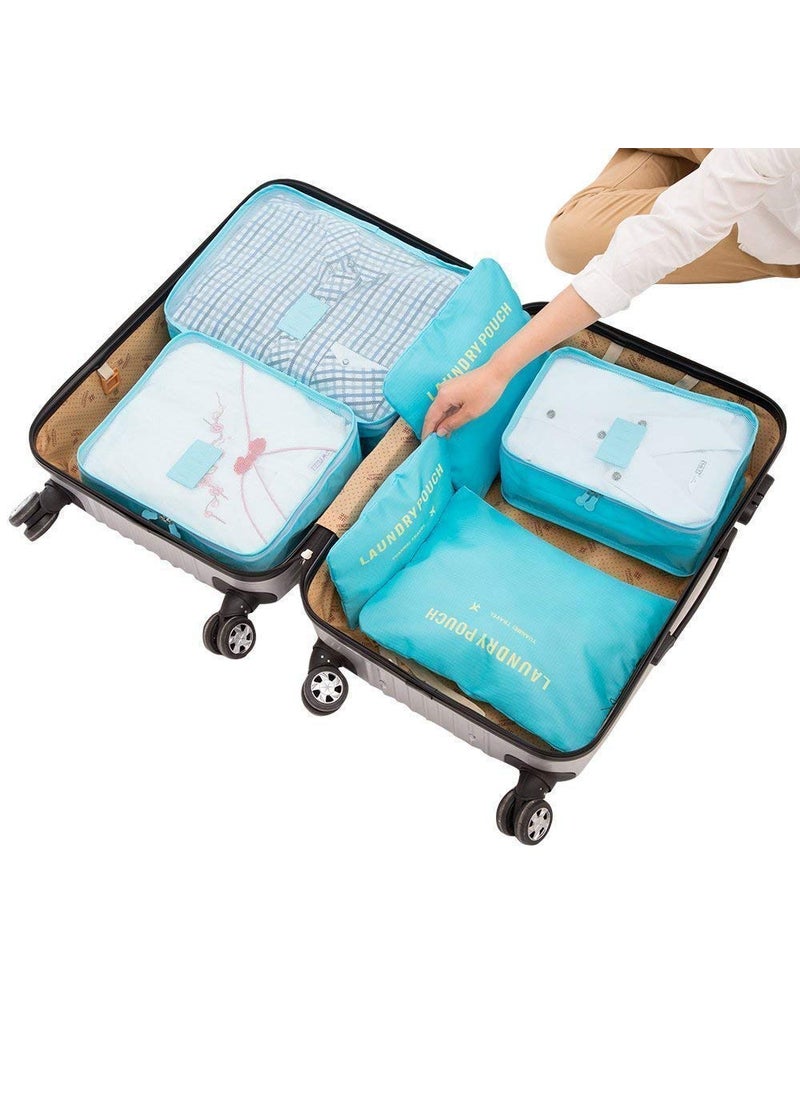 svk dream SVK Dream 6pcsSet Random Color Travel Organizer Storage Bag Box  - Image 4