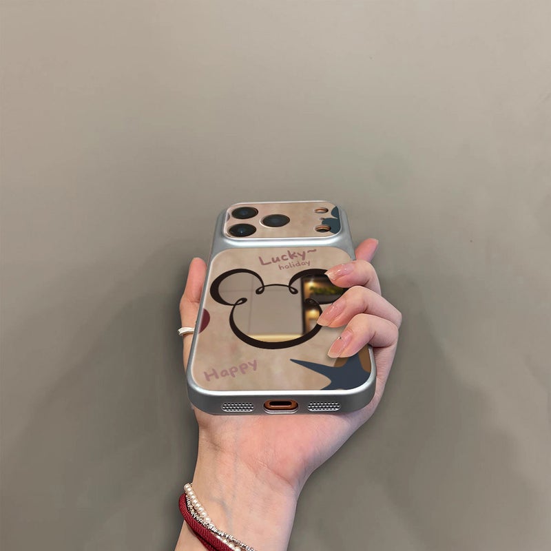 Hollow-Out Mouse Design Case Suitable for Apple 17 Pro Max, iPhone 16 Pro Cartoon, 15 Mirror, 14 New Model, 13 - Image 5