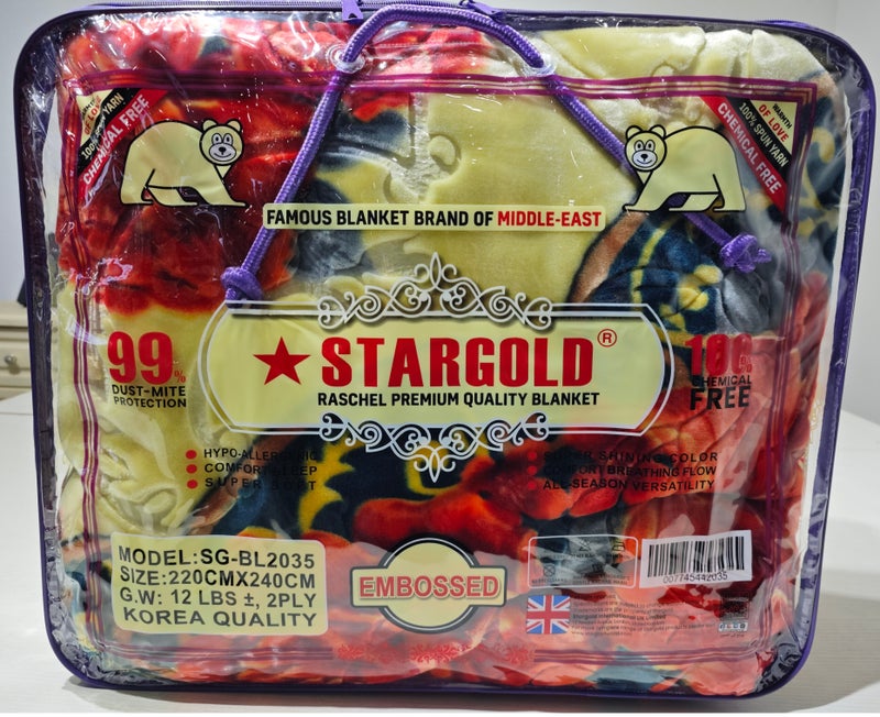 Stargold Premium Korea Quality Super Soft Double Ply Blanket Which Is Built With 100% Polyester SPUN YARN Suitable For Winter - Image 2
