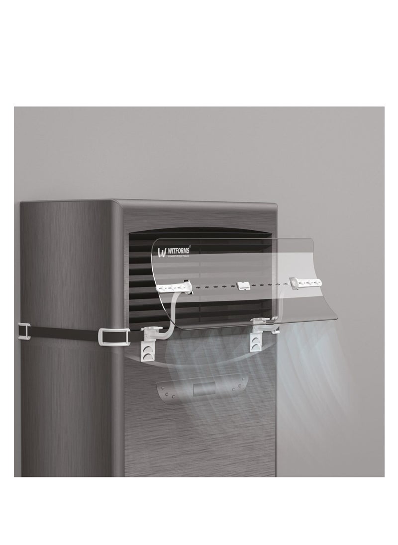 Witforms - AC air deflector , Suitable for stand air conditioners. Easy to install and remove - Image 1