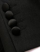 Nakpunar 10 58 15 mm Black Satin Button for Gowns Tuxedo Suits Jackets and Pants - Image 2