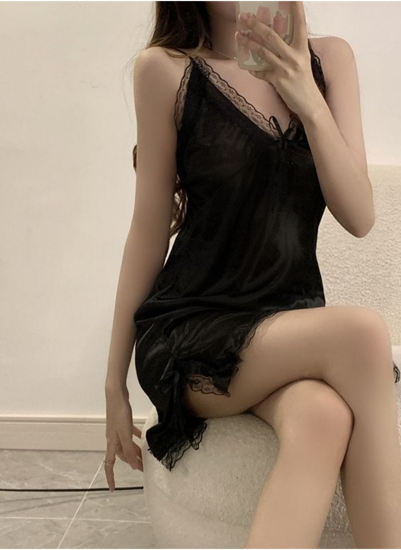 General - ice silk suspender nightdress - Image 1