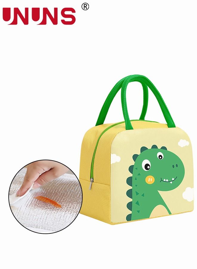 UNUNS Kids Insulated Lunch Bag,Waterproof Dino Lunch Bag Kids,Portable Lunch Box For School Picnic - Image 1
