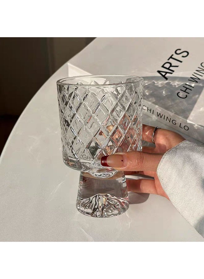 طقم كاسات كريستال مضلع 6 قطع – أكواب زجاج شفافة أنيقة للعصائر والمشروبات – تصميم عصري مناسب للسفرة والضيافة - Image 4