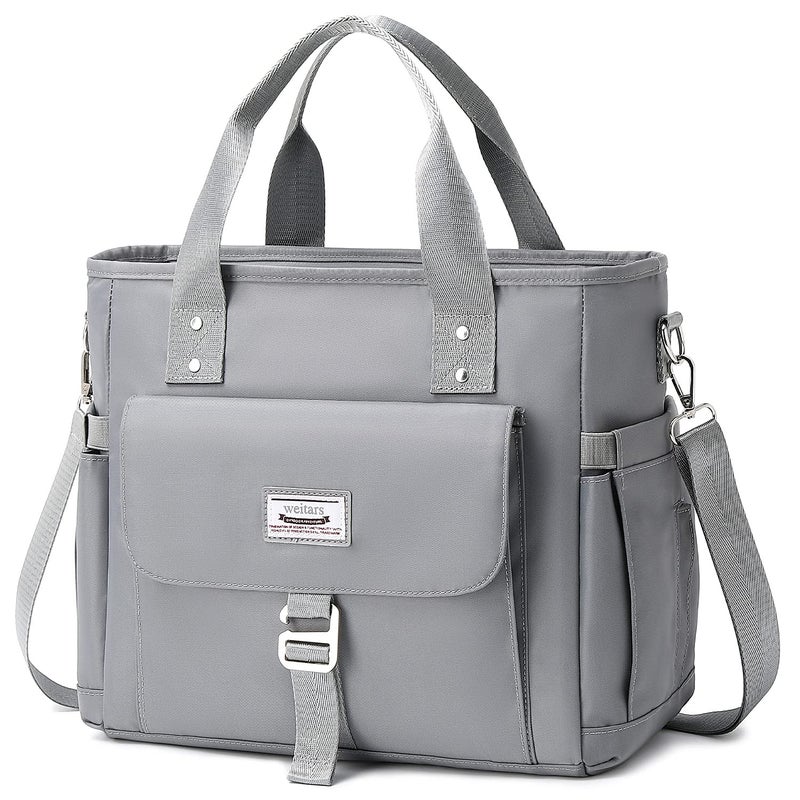 Weitars Lunch Bag for Men Women,Leak Proof Lunch Box for Work,Large Lunch Tote Bag with Removable Shoulder Strap,Insulated Lunch Bag for Picnic Hiking - Image 1