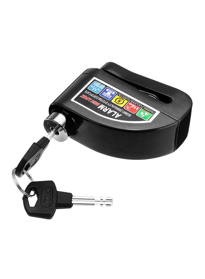 NIBEMINENT Anti-theft Motorcycle Disc Brake Lock Waterproof with Alarm Sound for Scooter Bike Theftproof Locks  - Image 2