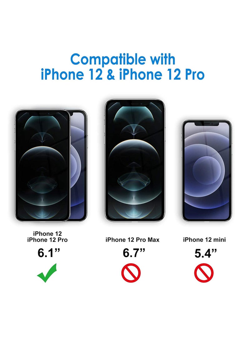 DUSALA Silicone Protective Case Cover designed for iPhone 12-iPhone,12 Pro Soft Liquid Rubber Gel Matte Finish (Black) - Image 3