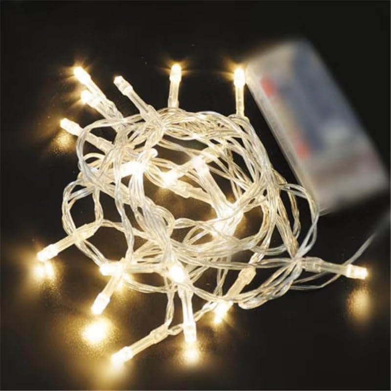 HUMAIZAR HUMAIZAR 10 LED Gel Wire String Lights BatteryOperated Decorative Lights for Ramadan Hampers Birthday Gifts Festive Decor Diwali Lights Kids Room Lights Pack of 3 - Image 4