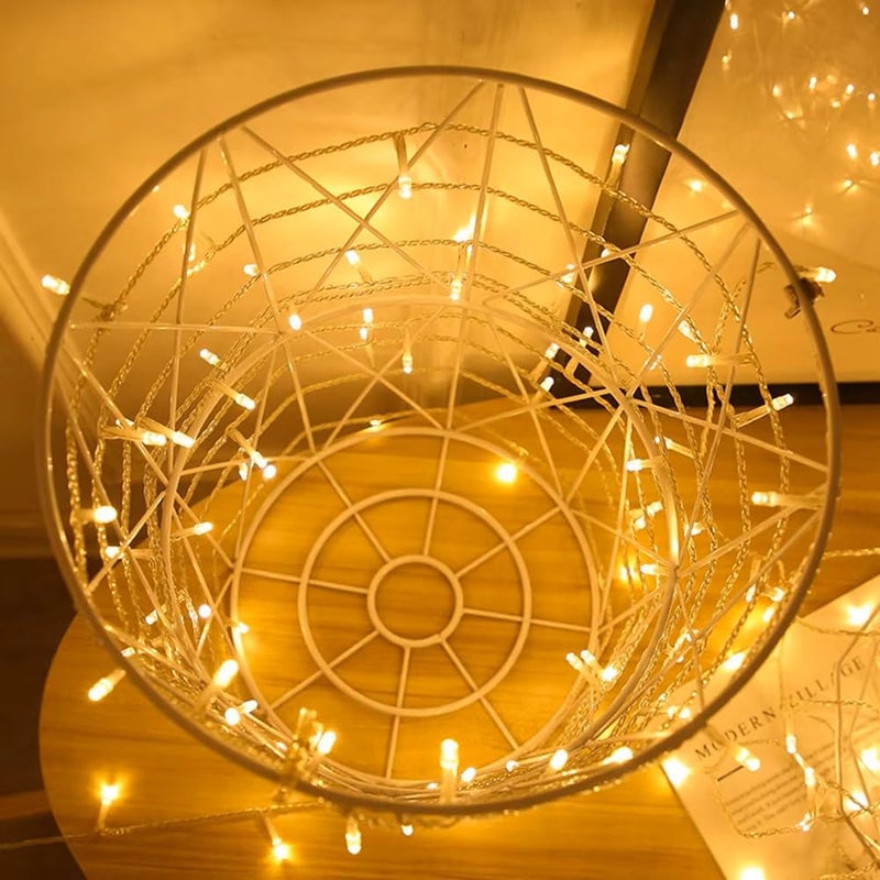 HUMAIZAR HUMAIZAR 10 LED Gel Wire String Lights BatteryOperated Decorative Lights for Ramadan Hampers Birthday Gifts Festive Decor Diwali Lights Kids Room Lights Pack of 3 - Image 2