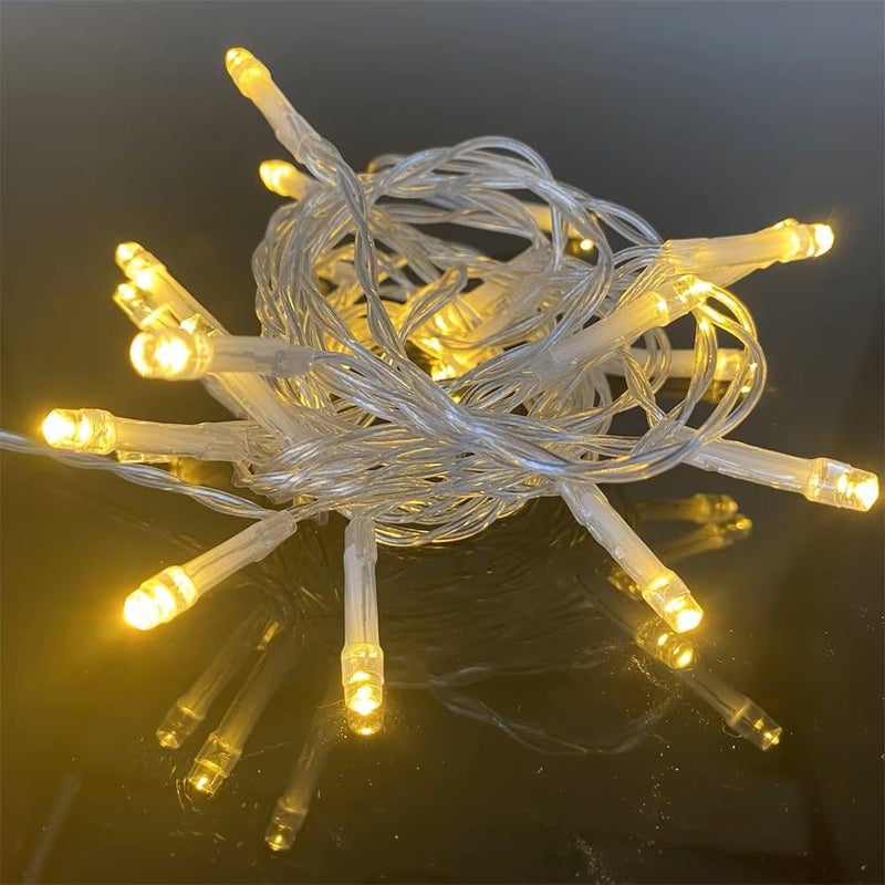 HUMAIZAR HUMAIZAR 10 LED Gel Wire String Lights BatteryOperated Decorative Lights for Ramadan Hampers Birthday Gifts Festive Decor Diwali Lights Kids Room Lights Pack of 3 - Image 3