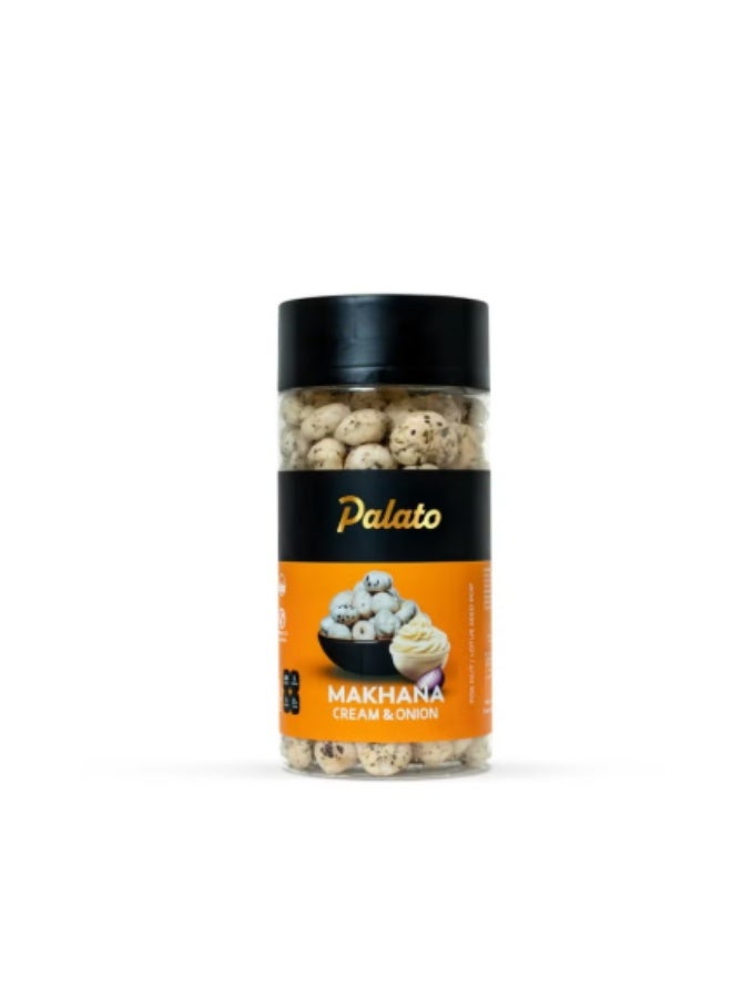 Palato Premium Gourmet Jumbo Size Makhana (Foxnut) Cream & Onion - Image 1