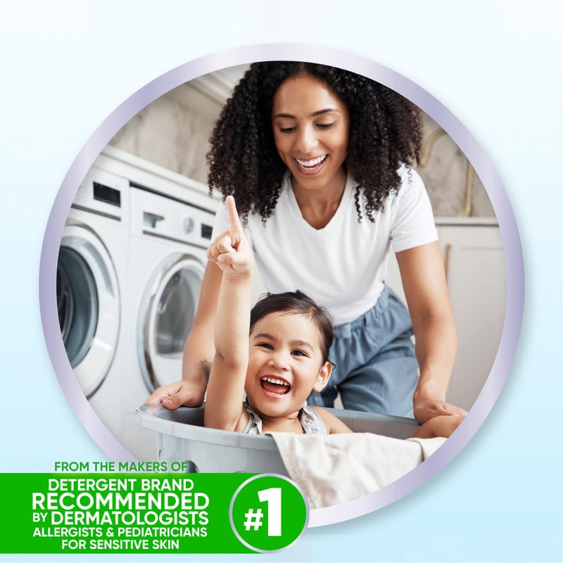all Fabric Softener Dryer Sheets for Sensitive Skin, Free Clear, 195 Count - Image 4