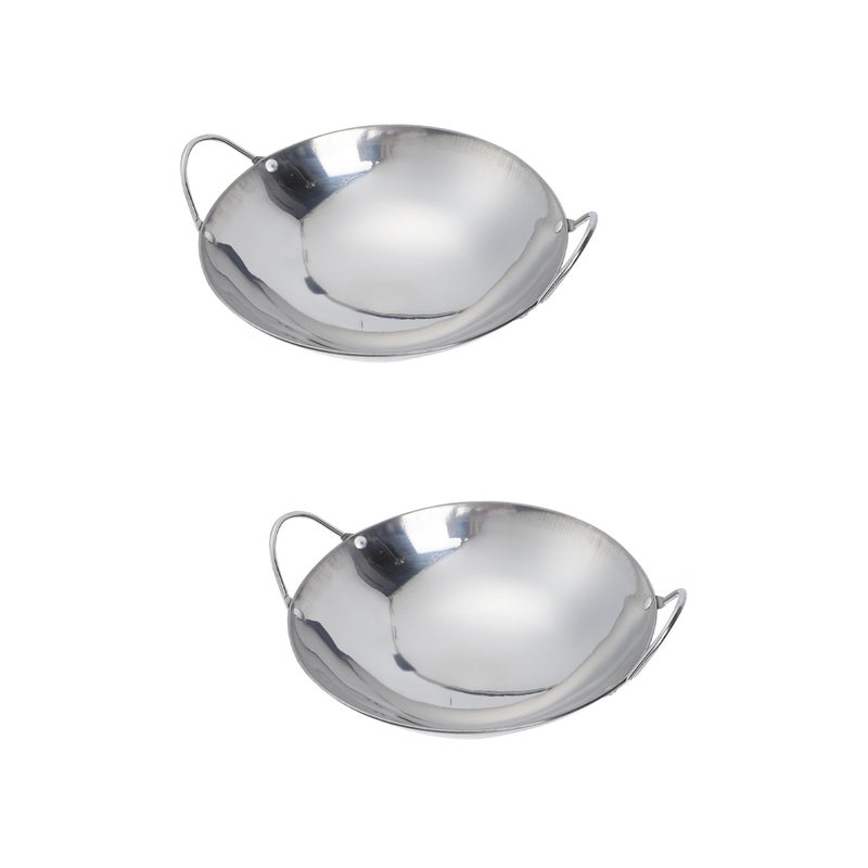 2pcs Hot Pot Cooking Pot Household Cooking Pot Kitchen Hot Pot Thicken Pot with Handle - Image 1
