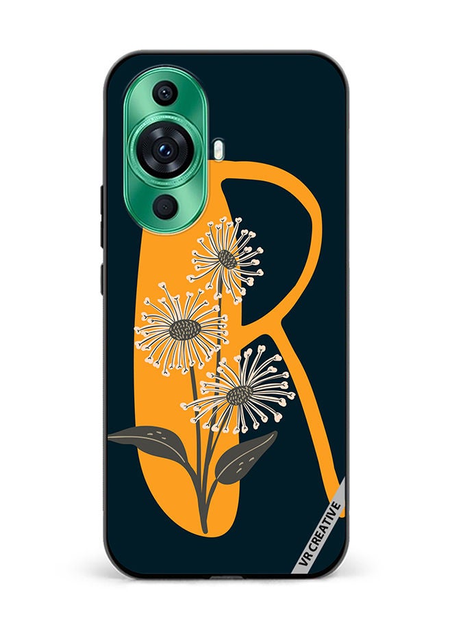 VR CREATIVE Protective Case Cover For Huawei nova 11 Ultra Alphabet R Design Multicolour - Image 1