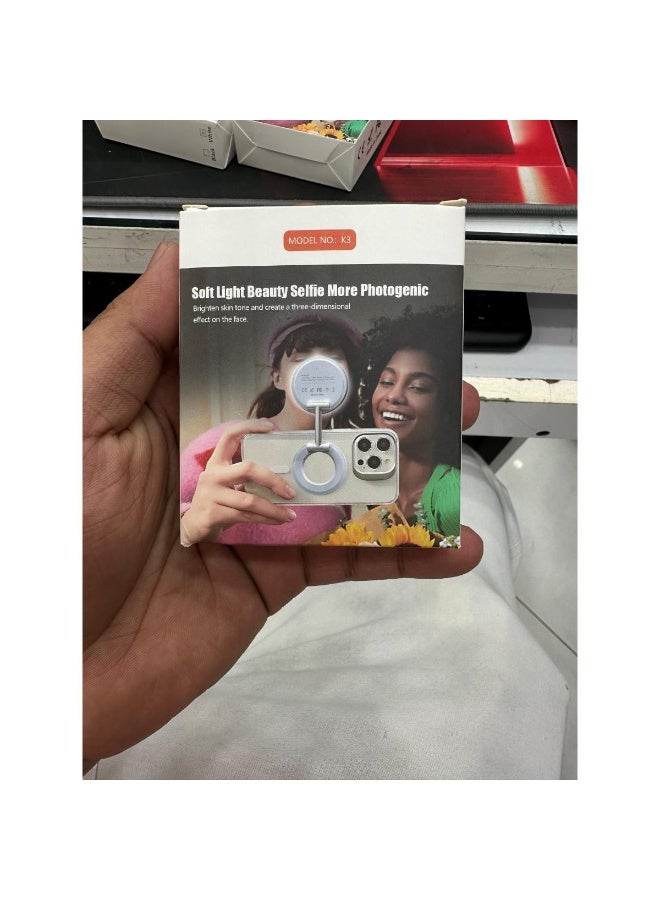 تراديو ضوء ملء الصور الشخصية المغناطيسي متعدد الزوايا K3 - ضوء حلقي تجميلي محمول قابل للتعديل - Image 5