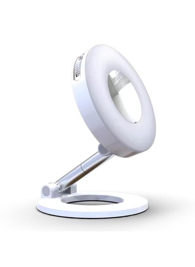 تراديو ضوء ملء الصور الشخصية المغناطيسي متعدد الزوايا K3 - ضوء حلقي تجميلي محمول قابل للتعديل - Image 1