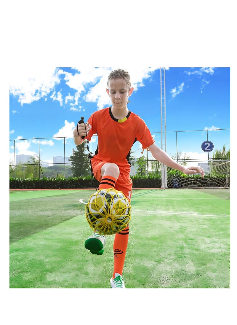 Generic - Portable Handheld Soccer Trainer with Net Bag: Daily Training Essential, Easy to Carry - Image 1
