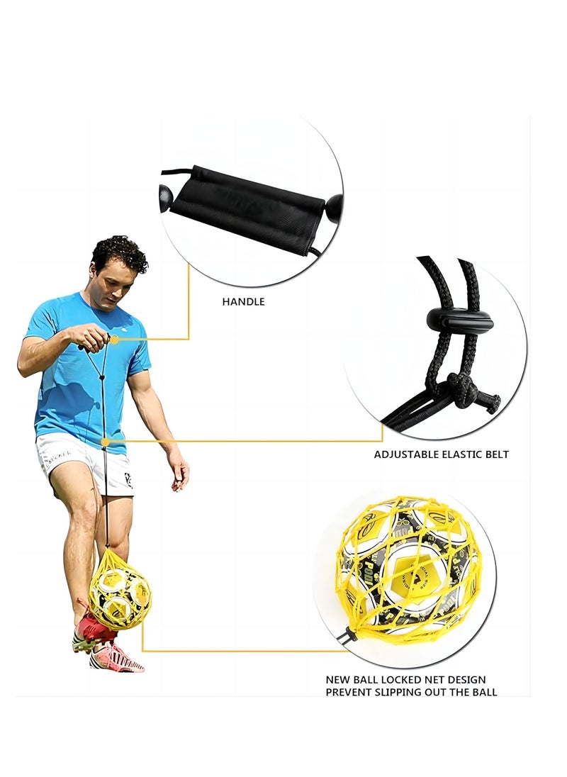 Generic - Portable Handheld Soccer Trainer with Net Bag: Daily Training Essential, Easy to Carry - Image 1