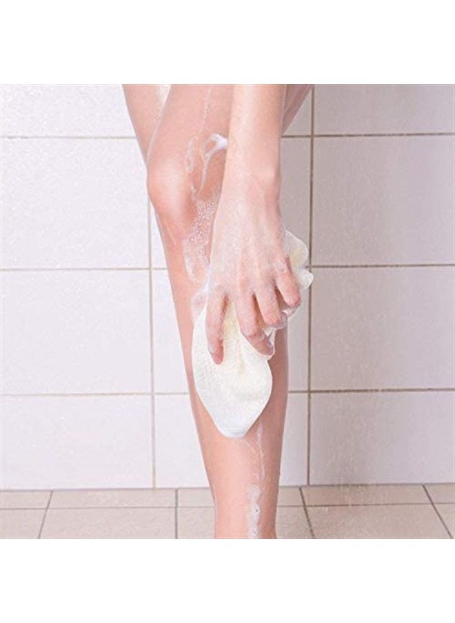Tatuo - 15 Packs Exfoliating Face Body Wash Cloths Towel Two Side Soft Weave Bath Cloth Exfoliating Scrubbing Massage Bath Cloth for Women and Man (White Edge) - Image 1