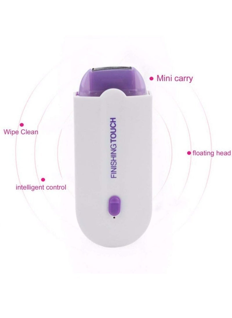 finishing touch SunHeart Hubs Finishing Touch Hair Remover | Rechargeable Instant Painless Facial Body Hair Remover Trimmer Shaver for Men and Women | Hair Removal Tool For Women (1Pc, White)  - Image 4