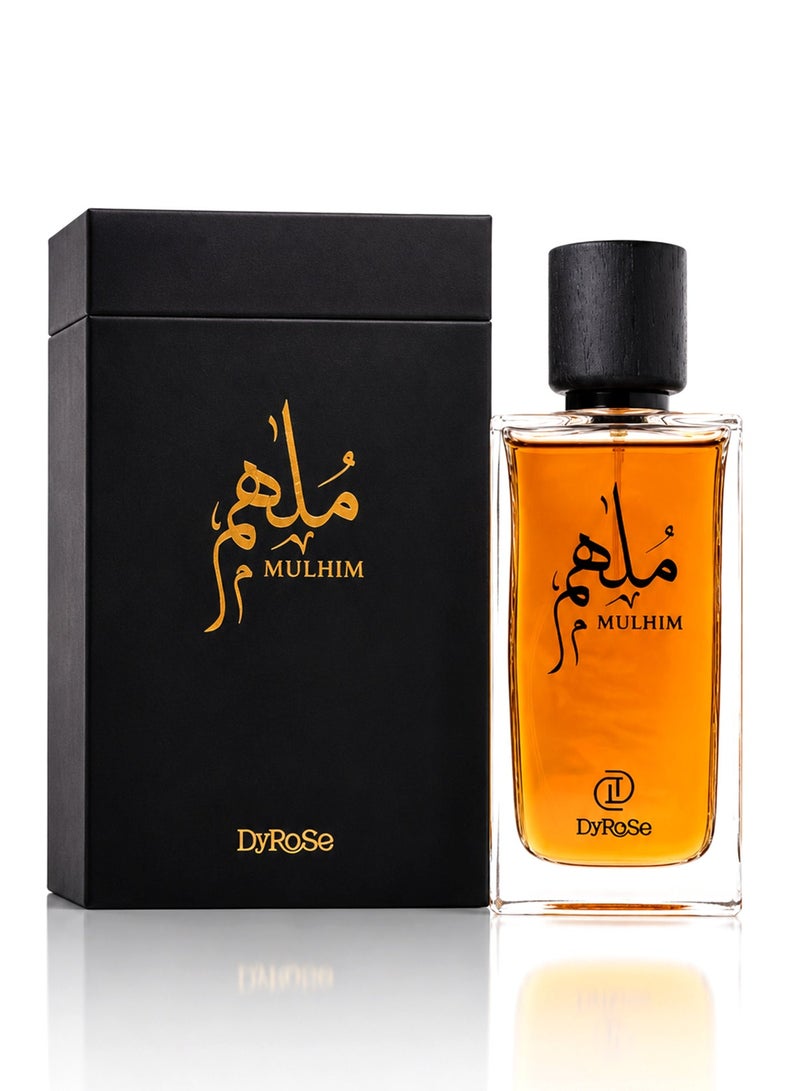 Dyrose Mulhim Eau De Perfume 100ml | Luxury Men's Musky Floral Perfume with Vanilla & Amber | Long Lasting Signature Fragrance - Image 2