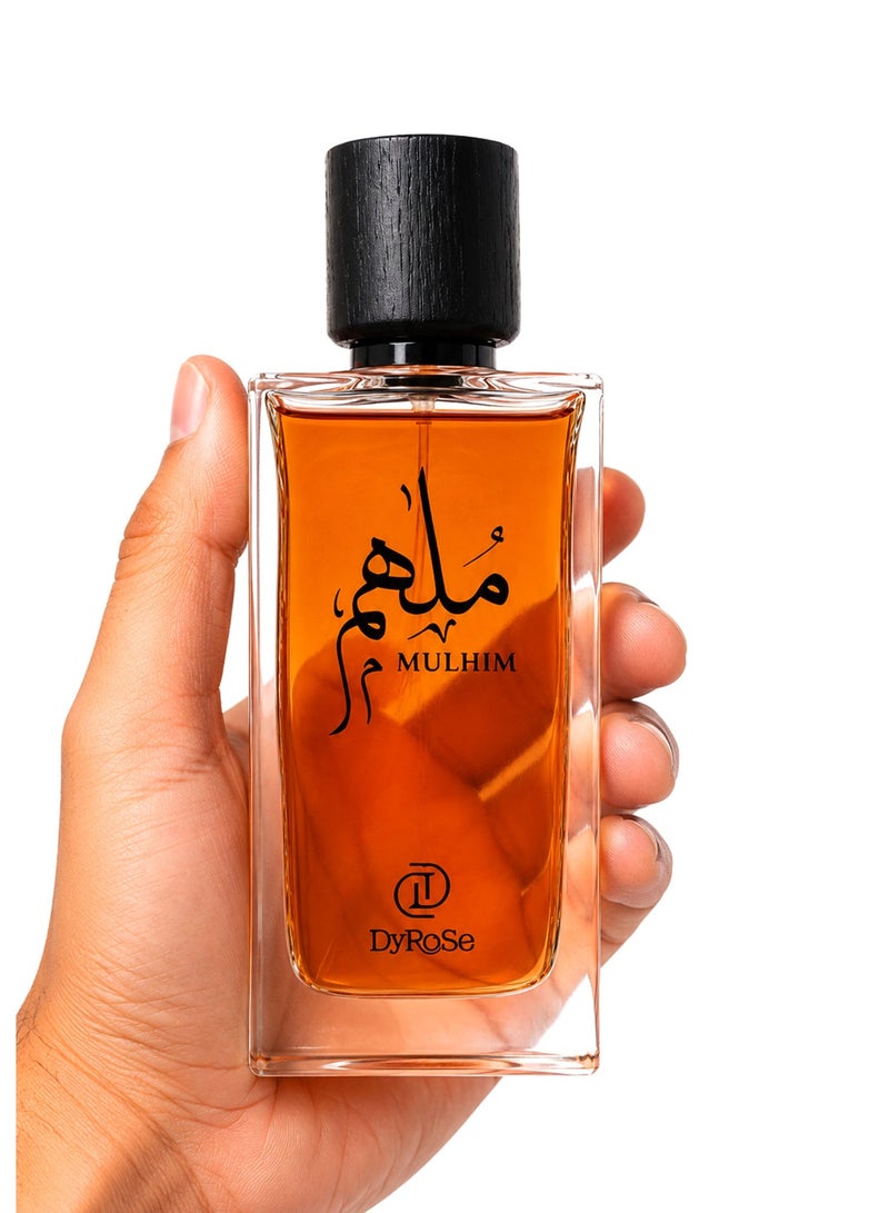 Dyrose Mulhim Eau De Perfume 100ml | Luxury Men's Musky Floral Perfume with Vanilla & Amber | Long Lasting Signature Fragrance - Image 3