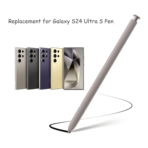 CaoXiong 2 Pack S24 Ultra S Pen Replacement for Samsung Galaxy S24 Ultra Stylus Pen withoutBluetooth,Galaxy S24 Ultra Replacement Pen for Samsung Galaxy S24 Ultra S Pen EJ-PS928BYEGUS (Light Gray) - Image 3