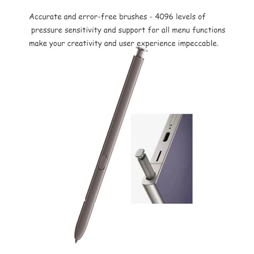 CaoXiong 2 Pack S24 Ultra S Pen Replacement for Samsung Galaxy S24 Ultra Stylus Pen withoutBluetooth,Galaxy S24 Ultra Replacement Pen for Samsung Galaxy S24 Ultra S Pen EJ-PS928BYEGUS (Light Gray) - Image 4