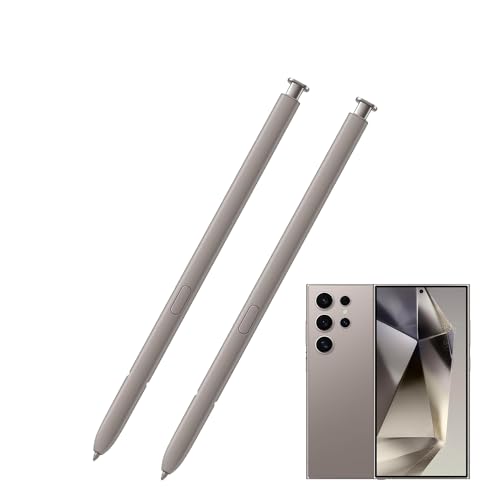 CaoXiong 2 Pack S24 Ultra S Pen Replacement for Samsung Galaxy S24 Ultra Stylus Pen withoutBluetooth,Galaxy S24 Ultra Replacement Pen for Samsung Galaxy S24 Ultra S Pen EJ-PS928BYEGUS (Light Gray) - Image 1