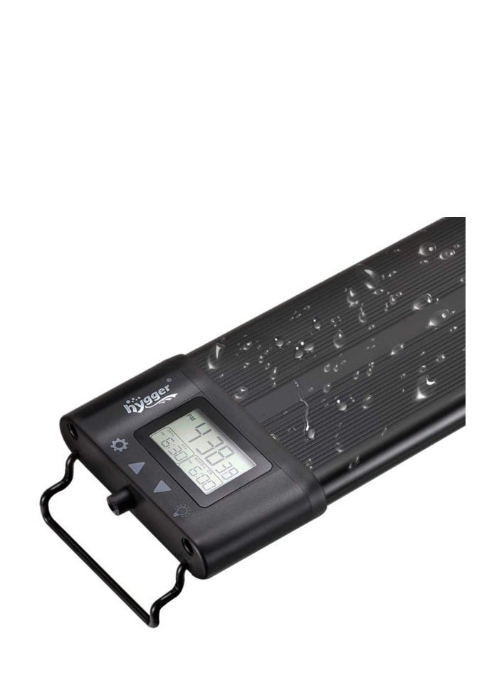 Hygger Aquarium Programmable LED Light, Full Spectrum Plant Fish Tank Light Extendable Brackets with LCD Setting Display, IP68 Waterproof, 7 Colors, 4 Modes for Advanced Players 72W (120-130 cm)  - Image 2