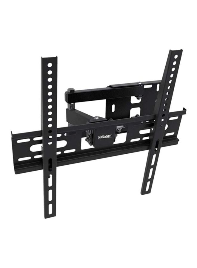 Tv Wall Bracket - Suitable For 23-55 Inch Tvs Swivel Tv Bracket Along With Tilt Angle And Dual Articulating Arms, With Vesa Compatibility Led Tv Wall Mount Black