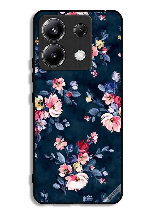 Covernex Xiaomi Redmi Note 13 Pro 5G Protective Case Cover Hand Painted Flowers  - Image 1