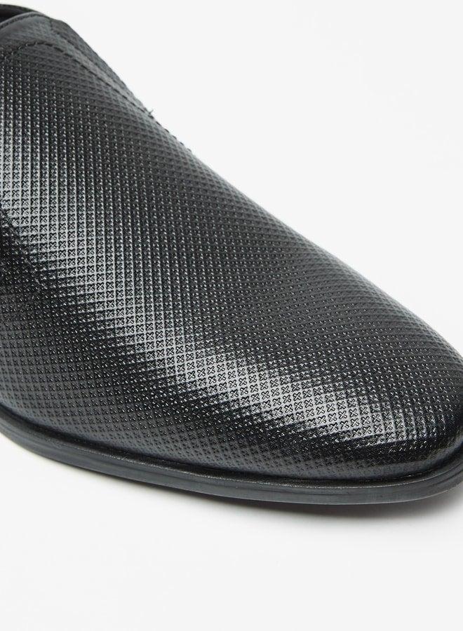 LBL by Shoexpress Men's Textured Slip-On Loafers - Image 5