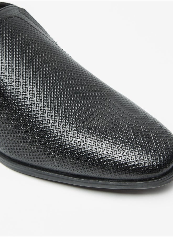 LBL by Shoexpress Men's Textured Slip-On Loafers  - Image 5