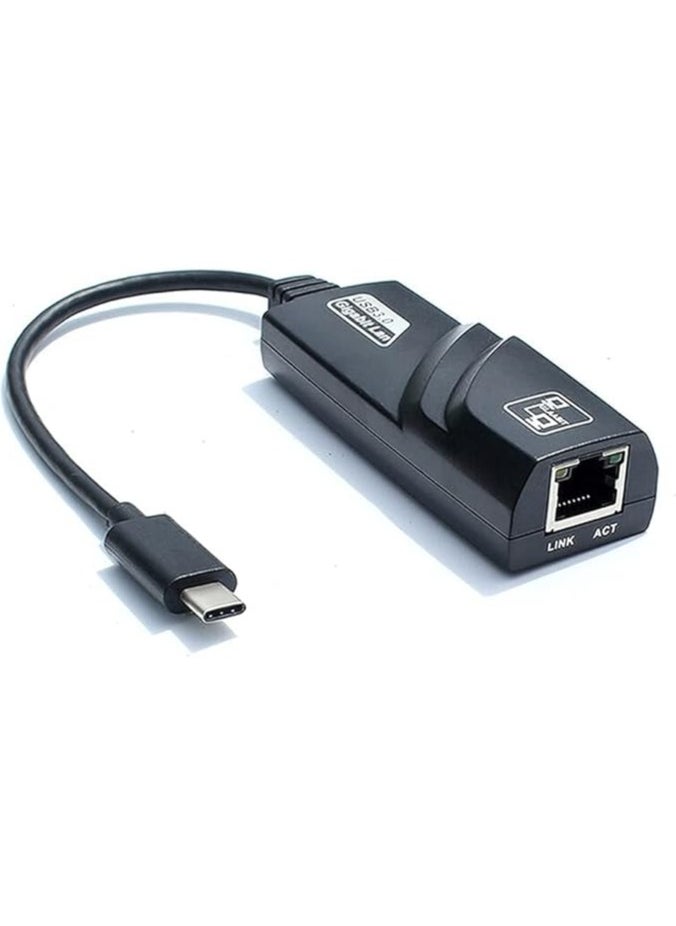 Generic USB C 3.0 to Ethernet RJ45 Gigabit LAN Adapter 10/100/1000Mbps  - Image 1