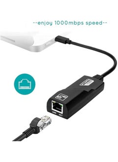 Generic USB C 3.0 to Ethernet RJ45 Gigabit LAN Adapter 10/100/1000Mbps  - Image 3