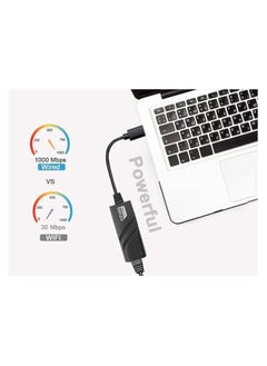 Generic USB C 3.0 to Ethernet RJ45 Gigabit LAN Adapter 10/100/1000Mbps  - Image 5