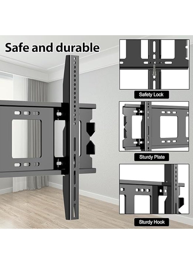 Ultra Slim Wall Mount for TVs 50-120 Inch – Supports up to 125 kg, Compatible with VESA 800x600 mm, Suitable for LED, LCD, OLED, Plasma, Curved and Flat Screens - Image 2